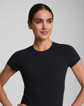 SPANX® Get Moving Rib Tee | Very Black